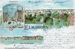 Alte Ansichtskarte Elmshorn