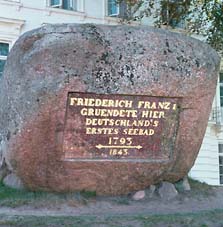 Heiligendamm Gedenkstein Franz