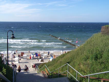 Nienhagen - Treppen zum Strand