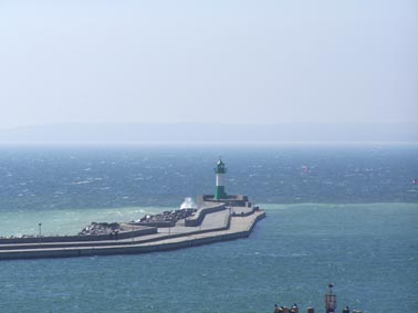 Sassnitz, Insel Rgen - Mole und Leuchtturm