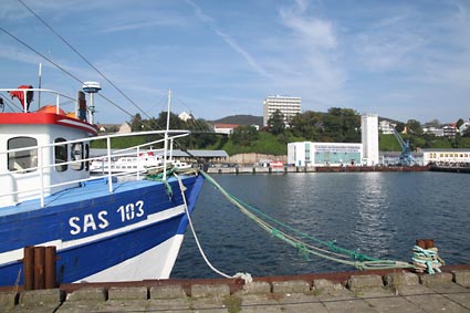 Sassnitz, Insel Rgen - Blick von der Mole