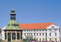 Hansestadt Wismar Rathaus und Wasserkunst