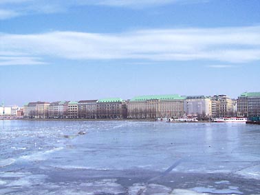 Die Alster in Hamburg