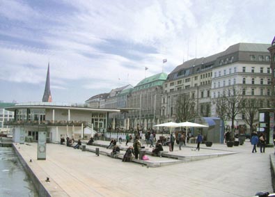 Alster Pavillon am Jungfernstieg