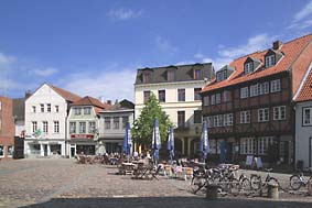 Platz vor dem alten Rathaus Rendsburg